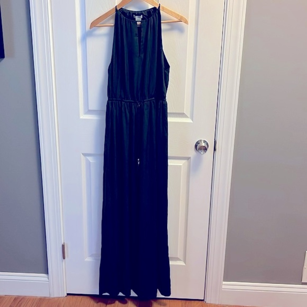 dark green maxi